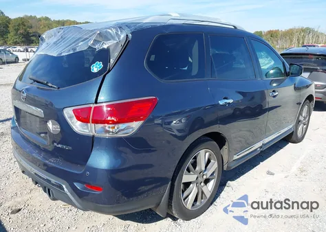 2015 Nissan Pathfinder Platinum z USA, uszkodzony, nr VIN 5N1AR2MN0FC696678